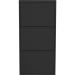 Обувной шкаф металлический Caruso 3 Black (MO)