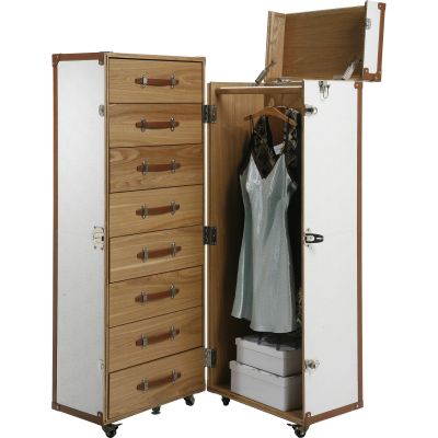 Шкаф-сундук мобильный Trunk Croco White Cosmopolitan 73934 в Киеве купить kare-design мебель свет декор