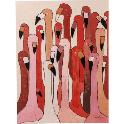 Картина Flamingo Meeting 120x90cm 60444 в Киеве купить kare-design мебель свет декор