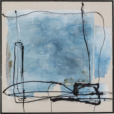 Картина в рамке Dust Blue 100x100cm 54196 в Киеве купить kare-design мебель свет декор