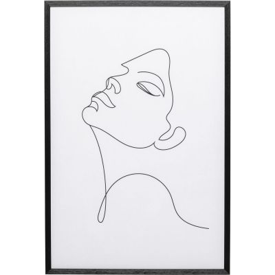 Картина в раме Drawing Lady 63x93cm 56769 в Киеве купить kare-design мебель свет декор