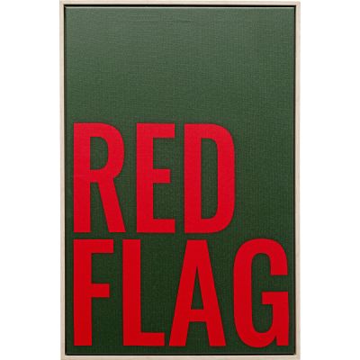 Картина в раме Red Flag 40x60cm 56791 в Киеве купить kare-design мебель свет декор