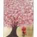 Картина Flower Couple Gold Pink 100x80cm.