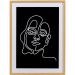 Картина в раме Faccia Arte Woman 60x80cm