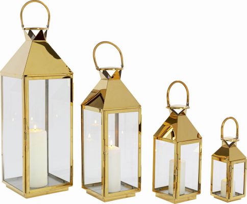 Фонарь для свечи Giardino Gold (4/Set) 51845 в Киеве купить kare-design мебель свет декор