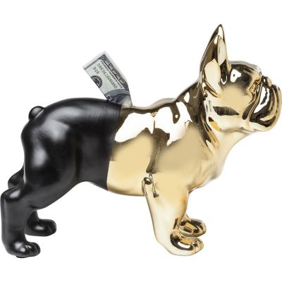 Копилка Bulldog Gold-Black 38541 в Киеве купить kare-design мебель свет декор
