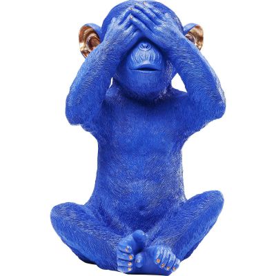 Копилка Monkey Mizaru Blue 35 см. 60792 в Киеве купить kare-design мебель свет декор