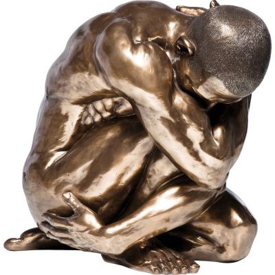 Фигура декоративная Nude Man Hug Bronz 34.5 cm 34731 в Киеве купить kare-design мебель свет декор