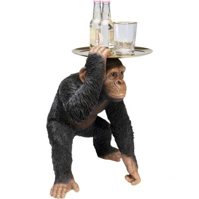 Статуетка-дворецький PLAYING CHIMP BUTLER Black 52 53412 у Києві купити kare-design меблі світло декор