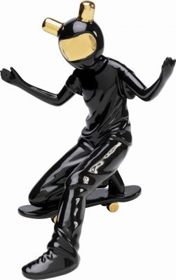 Декоративна фігура Skating Astronaut Black 21cm 54369 у Києві купити kare-design меблі світло декор