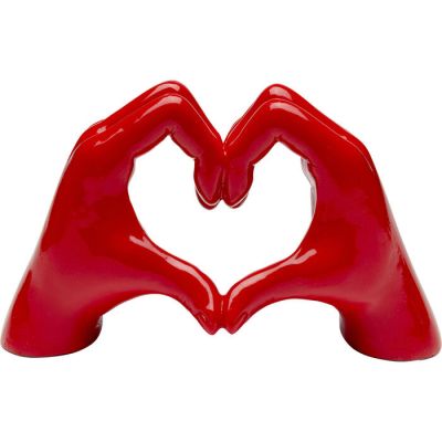 Декоративная фигура Heart Hands Red 12cm 56649 в Киеве купить kare-design мебель свет декор