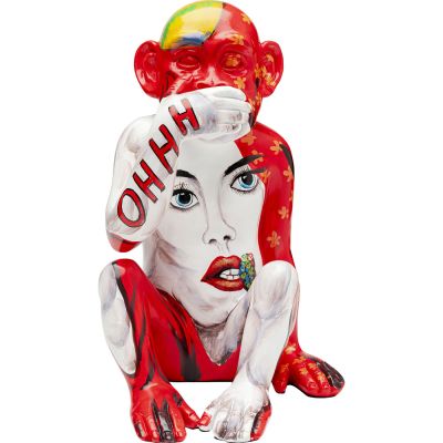 Декоративная фигура Graffiti Monkey Red 39cm 56826 в Киеве купить kare-design мебель свет декор