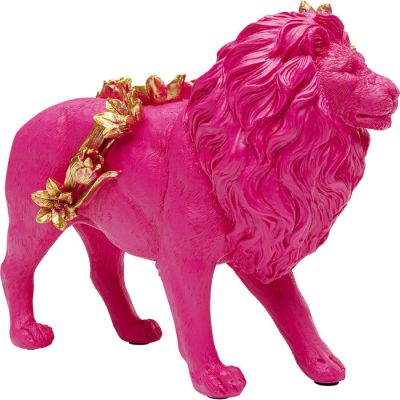 Декоративная фигура Flower Lion Pink 19cm 57255 в Киеве купить kare-design мебель свет декор