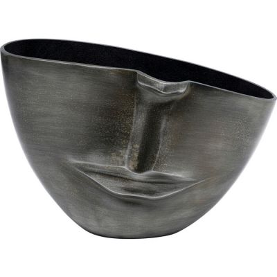 Ваза Half Face Anthracite 31cm 53914 в Киеве купить kare-design мебель свет декор