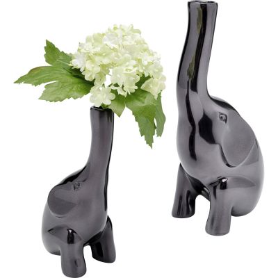 Декоративная ваза Buddy Anthracite (2/Set) 54406 в Киеве купить kare-design мебель свет декор