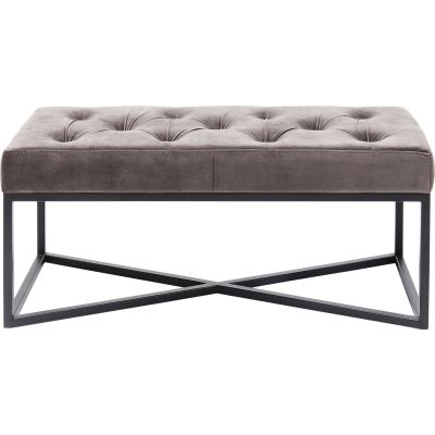 Банкетка Crossover Grey Black 90х40 см. 84089 у Києві купити kare-design меблі світло декор