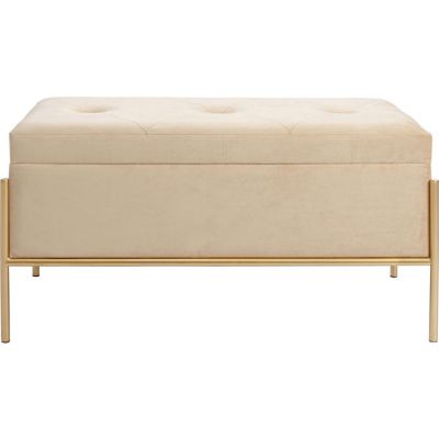 Банкетка з ящиком Buttons Storage Beige Small 80х40см. 85301 у Києві купити kare-design меблі світло декор