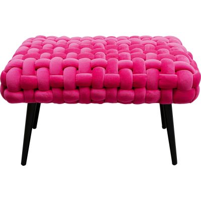 Банкетка Weave Pink 66cm 87996 в Киеве купить kare-design мебель свет декор