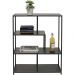 Стеллаж Loftie Black 77x100cm