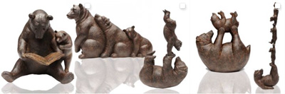 Статуэтки медведей bear family-kare-design