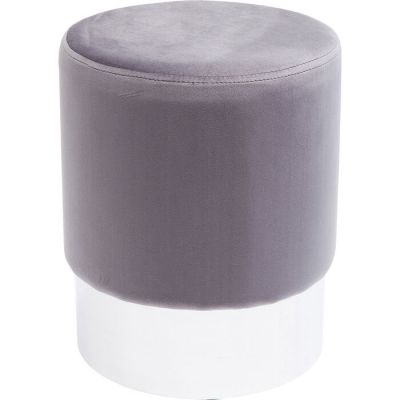Пуф круглий KARE DESIGN Cherry Light Grey Silver, d:35, (сірий) 83122 в Киеве купить kare-design мебель свет декор