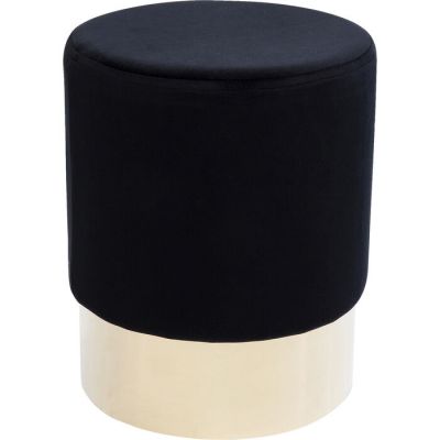 Пуф круглий KARE DESIGN Cherry Black Brass, d:35, (чорний) 83142 у Києві купити kare-design меблі світло декор