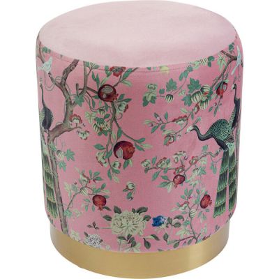 Пуф круглий KARE DESIGN Cherry Peacock Brass, d:32, (рожевий) 86354 в Киеве купить kare-design мебель свет декор
