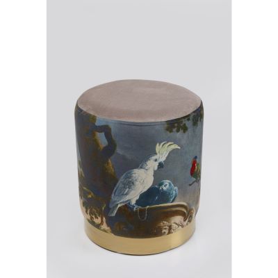 Пуф Cherry Parrot Brass d:32cm 86355 у Києві купити kare-design меблі світло декор