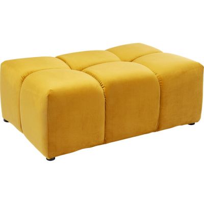 Пуф прямокутний KARE DESIGN Belami Velvet Amber, (жовтий) 86525 в Киеве купить kare-design мебель свет декор