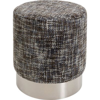 Пуф KARE DESIGN Berry High Silver Dark Grey, d:39, (сірий) 70536 у Києві купити kare-design меблі світло декор