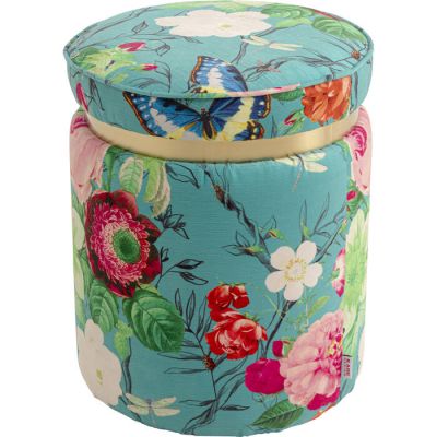 Пуф Flower Fever Blue, Ø39 см, (блакитний) 71087 у Києві купити kare-design меблі світло декор