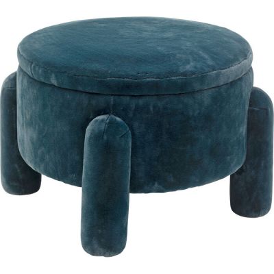 Табурет скриня KARE DESIGN Storage Blue, d:54, (синій) 71560 у Києві купити kare-design меблі світло декор