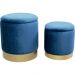 Пуф Cherry Storage Blue Brass (2/Set)