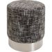 Пуф KARE DESIGN Berry High Silver Dark Grey, d:39, (сірий)