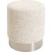 Пуф KARE DESIGN Berry High Silver Beige, d:39, (бежевий)