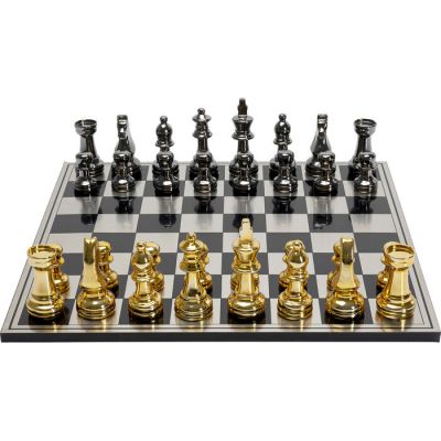 Шахи KARE DESIGN Chess, 60х60 см, (чорно-золотий) 51529 у Києві купити kare-design меблі світло декор