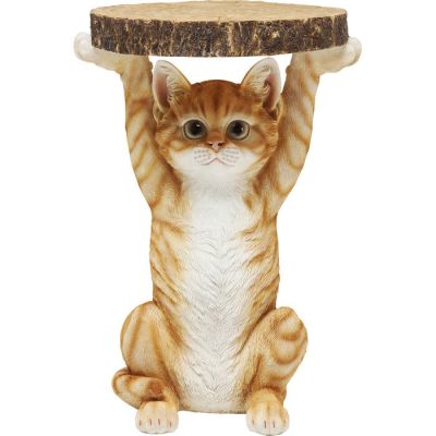 Столик приставний фігурний KARE DESIGN Animal Ms Cat, d:33, (коричневий) 81957 у Києві купити kare-design меблі світло декор