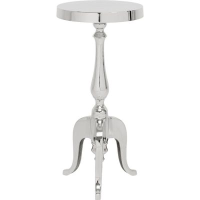 Столик приставний круглий KARE DESIGN Barocco Alu, d:27, (хром) 75596 у Києві купити kare-design меблі світло декор