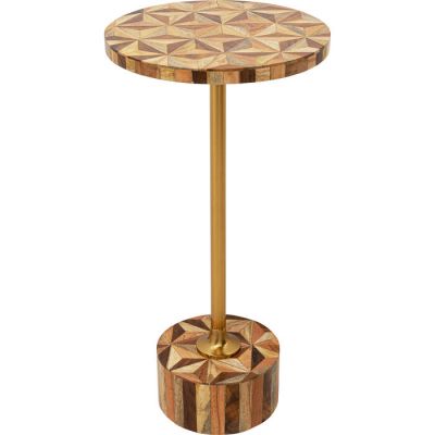 Столик приставний круглий KARE DESIGN Domero Geo Brown, d:25, (коричневий) 86570 у Києві купити kare-design меблі світло декор
