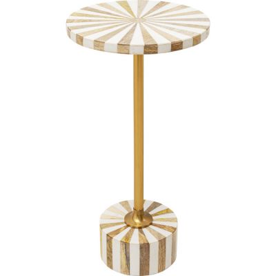 Столик приставний круглий KARE DESIGN Domero Cirque Gold White, d:25, (біло-золотий) 86571 у Києві купити kare-design меблі світло декор