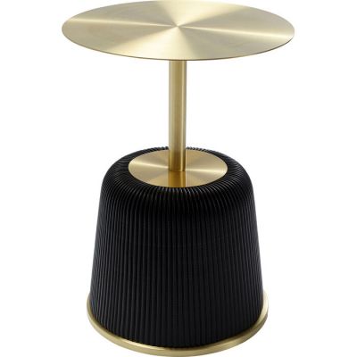 Столик приставний круглий KARE DESIGN Endless Vegas Black, d:40, (чорно-золотий) 87133 у Києві купити kare-design меблі світло декор