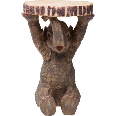 Столик приставний фігурний KARE DESIGN Animal Elephant, d:36, (бежевий) 78893 в Киеве купить kare-design мебель свет декор