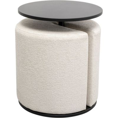 Столик з пуфом KARE DESIGN Better Together (2-part), d:46 88003 у Києві купити kare-design меблі світло декор