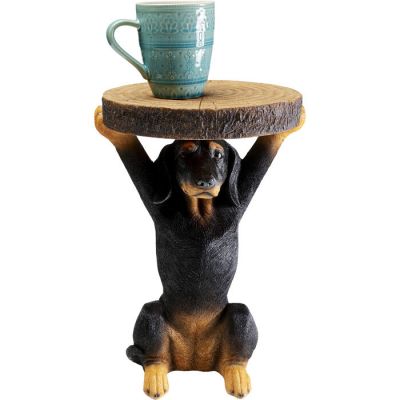 Столик приставний KARE DESIGN Animal Bassotto, d:32, (чорно-коричневий) 87769 у Києві купити kare-design меблі світло декор