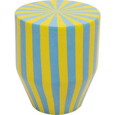 Столик приставний KARE DESIGN Candy Stripes Blue, Ø30 см, (різнокольоровий) 70802 у Києві купити kare-design меблі світло декор