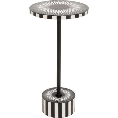 Столик приставний KARE DESIGN Iris, d:25, (чорно-білий) 71016 у Києві купити kare-design меблі світло декор