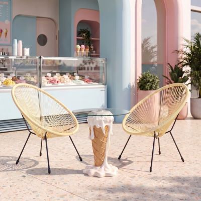 Столик приставний KARE DESIGN Ice Cream Vanilla, d:48 71038 у Києві купити kare-design меблі світло декор
