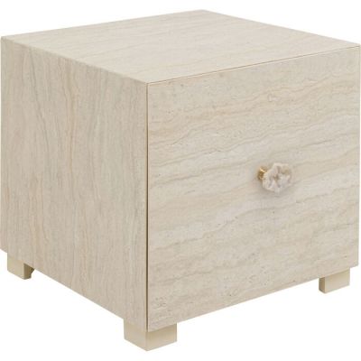Столик приставний KARE DESIGN Travertino Drawer, 45x45 см 71052 у Києві купити kare-design меблі світло декор