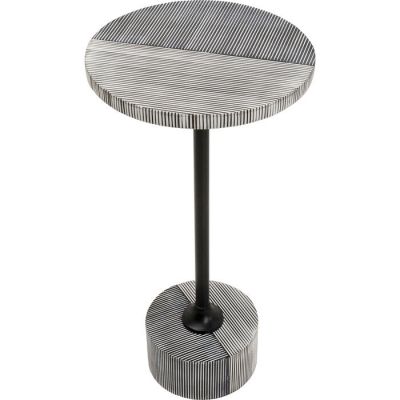 Столик приставний KARE DESIGN Domero Double Black, d:25, (чорно-білий) 71121 в Киеве купить kare-design мебель свет декор