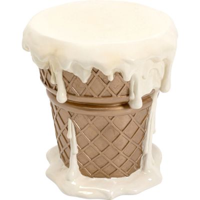 Столик приставний KARE DESIGN Ice Cream Vanilla, Ø37 см, (бежевий) 71284 у Києві купити kare-design меблі світло декор